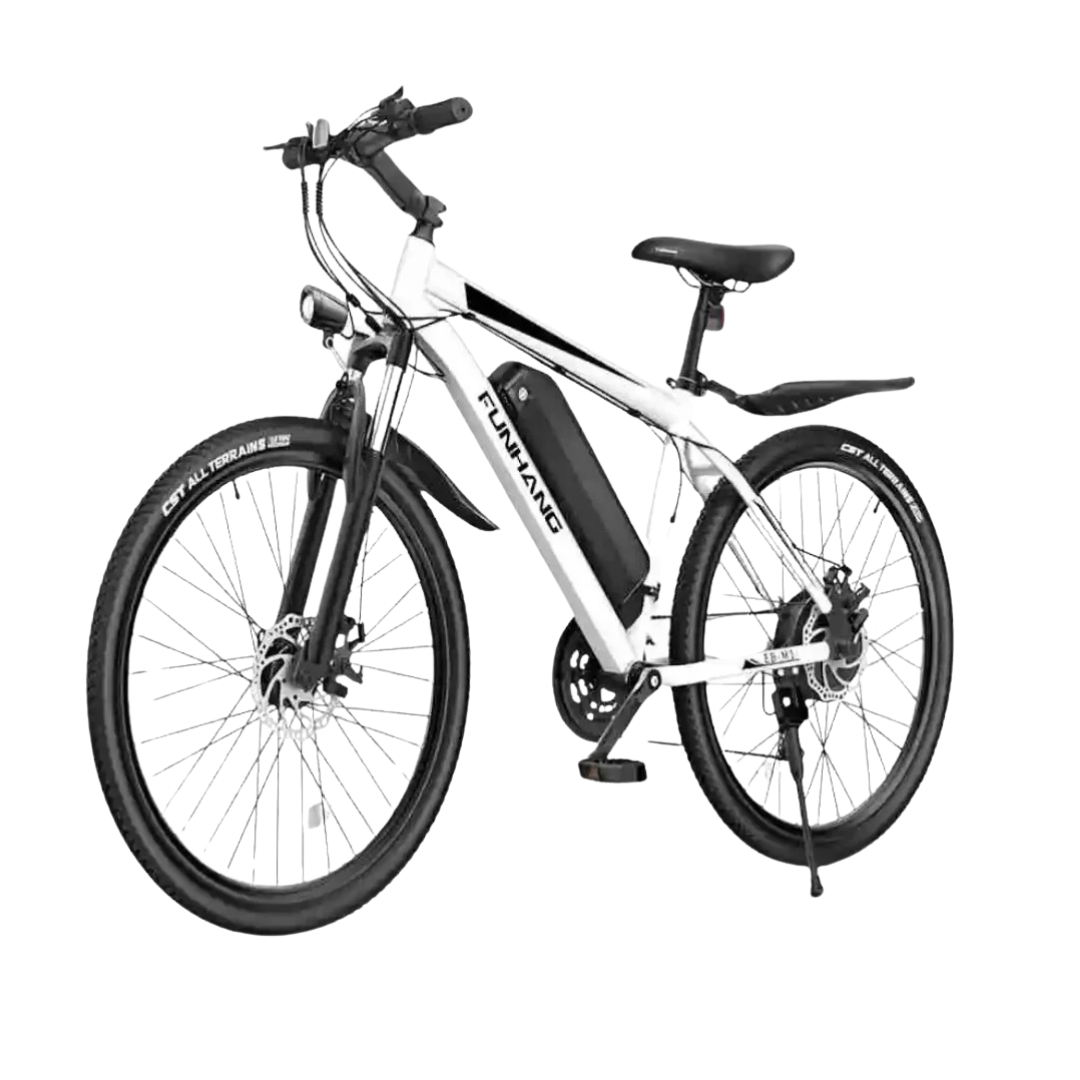 Up to 50 Miles 21.7MPH Electric Mountain Bike with 48V 374.4WH Removable Battery
